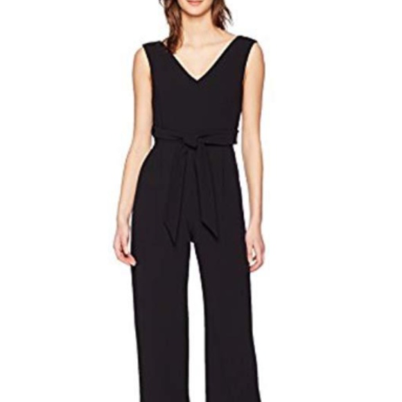 NWT Calvin Klein Sleeveless V Neck Jumpsuit 8 - Picture 1 of 10